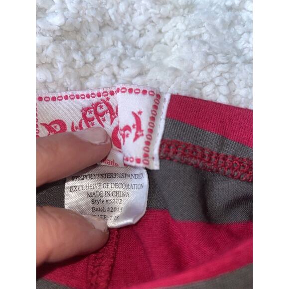 Ruffle Girl Sz. 4 Pink & Brown Striped Classic Bottoms. Cute - Picture 6 of 12